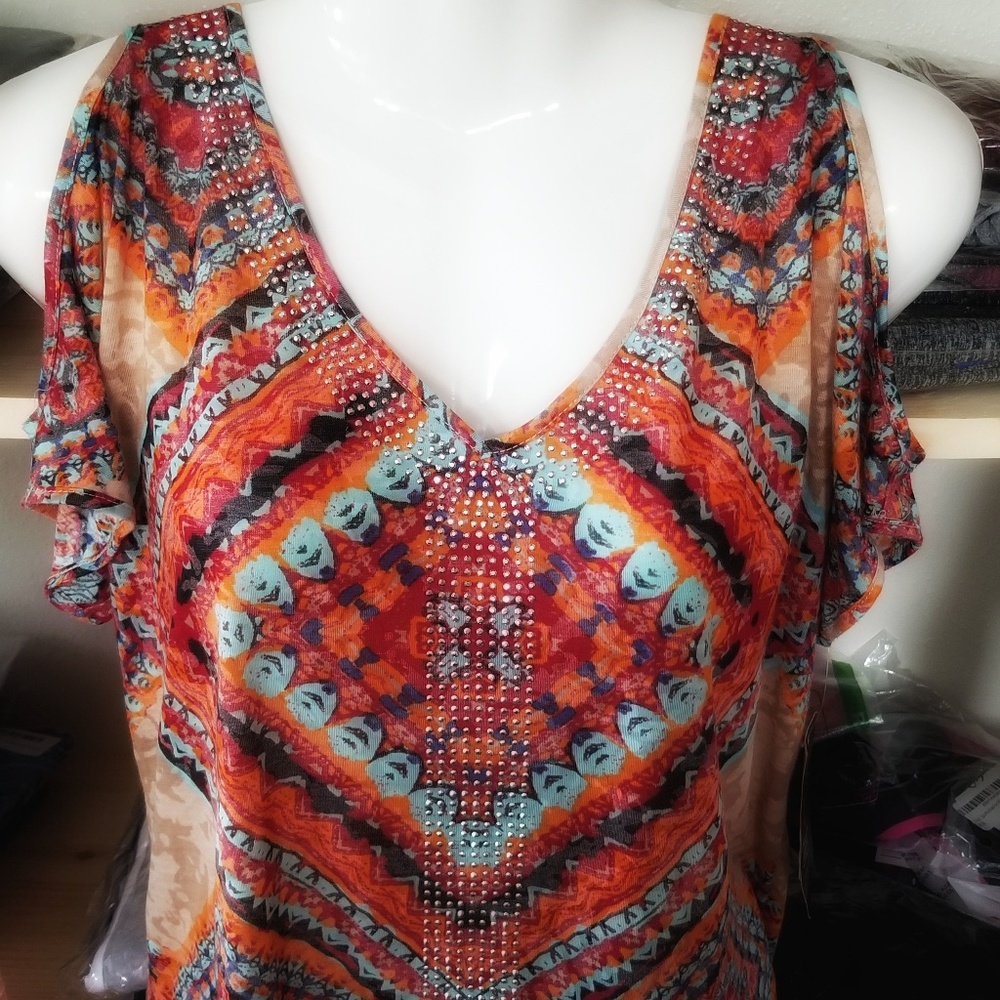 Aztec Bling Top